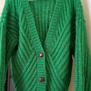 Green Cardigan
